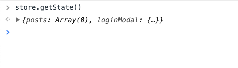 React Redux - getState() Console Statement