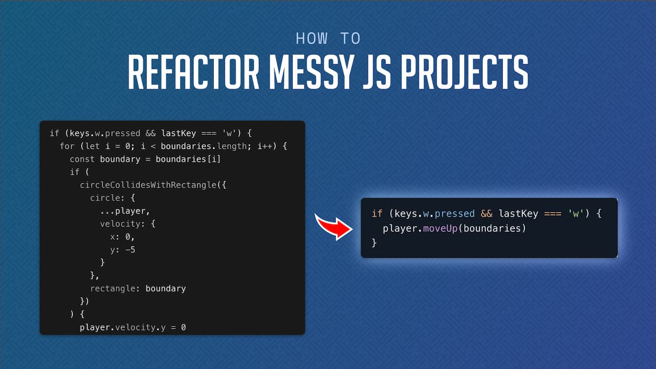 How to Refactor Messy JavaScript Projects
